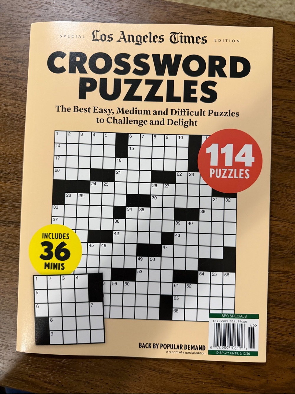 Los Angeles Times Crossword Puzzles. NWT